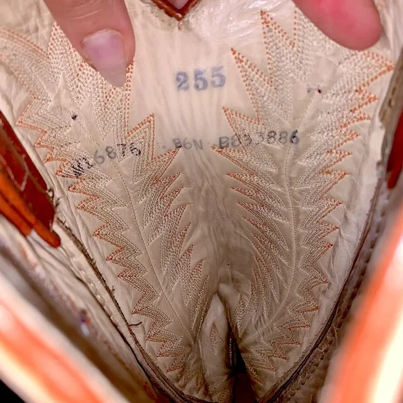 Larry Mahan Women's Vintage Authentic and Rare Cowboy Western Boots Sz 5.5 - Picture 8 of 13